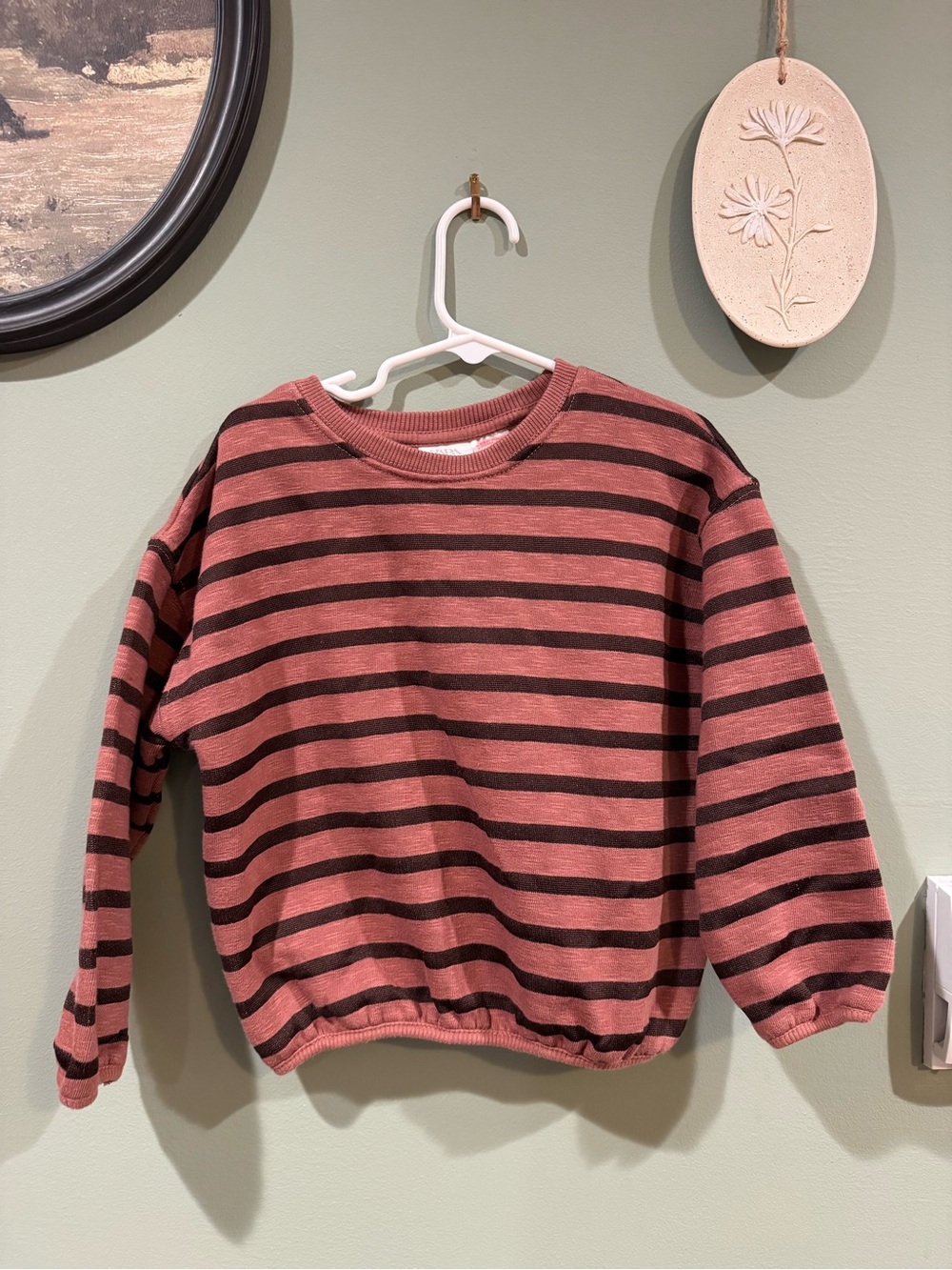 ZARA striped sweatshirt